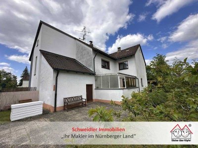 Preiswerte Doppelhaushälfte mit Anbau und Garten – bereit für neue Ideen in Röthenbach a.d.Pegnitz