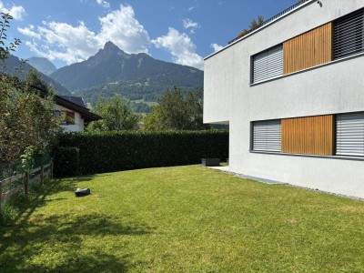 Neue 3-Zimmer Erdgeschosswohnung mit Garten in Schruns
