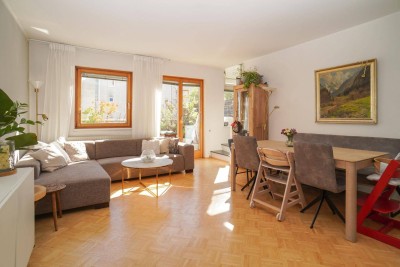 Graz-Eggenberg: Familientraum - Sonnige 4-Zimmer-Maisonette mit begrünter Terrasse und Tiefgaragenplatz