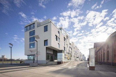 Rheinauhafen exklusives möbliertes Penthouse in Rheinlage mit sensationeller Terrasse