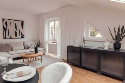 Renovierte, moderne 3-Zimmer Dachgeschoßwohnung in DAH-Süd