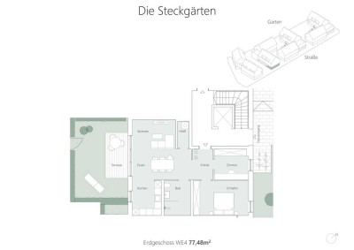 Die Steckgärten - Wohnung A4