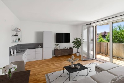 Erstklassiger Wohntraum in Ternitz – 3-Zimmer-Neubauwohnung mit Balkon und Garten