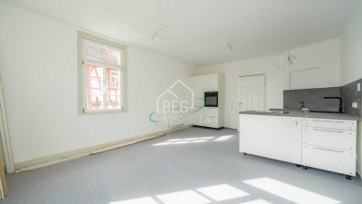 3-Zimmer-Wohnung im sanierten Fachwerkhaus mit moderner Einbauküche