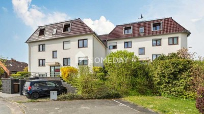 Charmante 3-Zimmer-Dachgeschosswohnung mit Balkon, Kamin und Stellplatz – solide Kapitalanlage