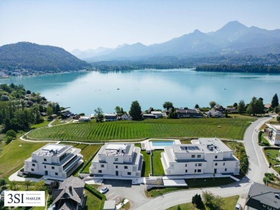 Erstklassige Wohnungen am Faaker See: Privater Strand, Pool, Garten und Luxusausstattung