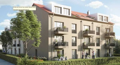 1-Zi-Wohnung mit EBK, Möbeliert, kl Terrasse und TG am Bahnhof Leinfelden/PROVISIONFREI Neuwertig