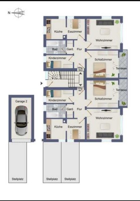 3,5 Zimmer-Wohnung in einem ruhigen Wohngebiet + Provision‘s frei