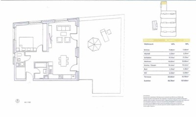 Moderne 2‑Zimmer Dachterrasse Wohnung im 2. OG in Maisach