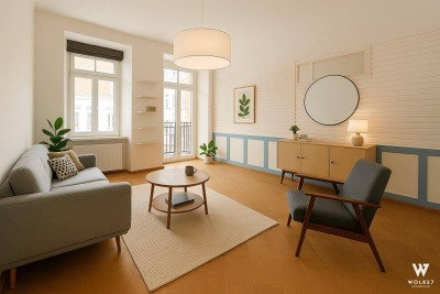 NÄHE WU und PRATER! Altbaucharme trifft Citynähe – 2-Zimmer-Wohnung