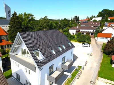 DUO LIVING! NEUBAU MIT AUFZUG! 2-ZI.-WHG. MIT GRO?EM SÜDBALKON UND TIEFGARAGE IN KRUMBACH!