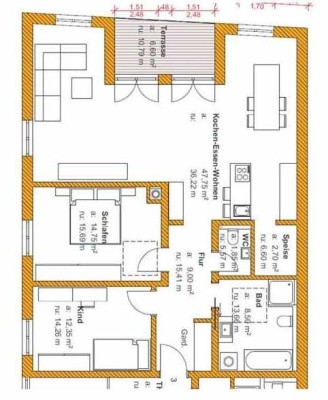 Luxuriöse 3 Zimmer Wohnung mitten in Wolnzach zu vermieten