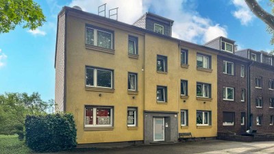 Vermietete ETW, ca. 105 m², mit Balkon. Stellplatz und Garage in Sackgasse in Duisburg-Meiderich