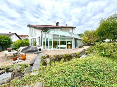 Exklusive Villa mit Wellnessbereich, Schwimmteich und Einliegerwohnung – Wo