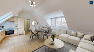 Attraktive 2-Zimmer-Wohnung im 1. Dachgeschoss – Modern und Lichtdurchflutet in Top-Lage von Gleisdorf