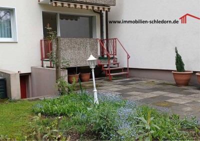 Erdgeschoss-Eigentumswohnung mit Balkon u. Gartenanteil in Schmachtendorf