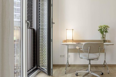 Erstbezug: 1,5 Zimmer-Wohnung im Neubauprojekt „DC Flats“ auf der Donauplatte – in 1220 zu mieten