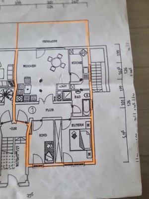 3 Zimmerwohnung mit Garten und Pool