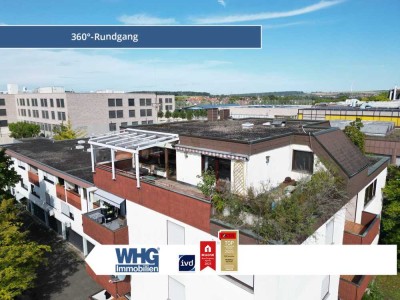 Sofort beziehbar: 4,5 Zimmer-Penthousewohnung mit großer Dachterrasse und Garage