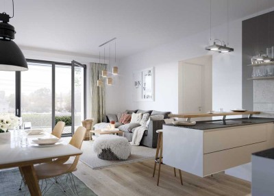 Stadtwohnung mit 3 Zimmern in modernem Neubau im Herzen von Eltville