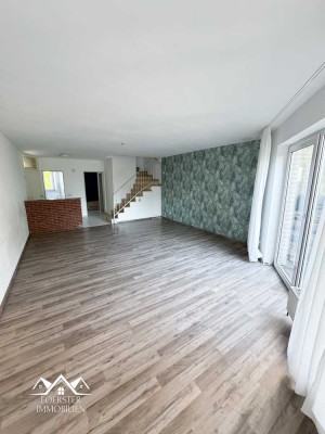+4 Zimmer-Wohnung mit ca. 108 QM auf 2 Ebenen+Ruhige Lage +Großer Balkon+Gartenmibenutzung+