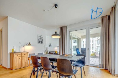 Sonnige, modern und ruhig 3-Zimmer-Whg möbliert in München Untergiesing / 3-rooms sunny, modern