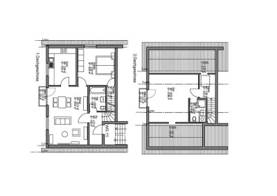 3 ZKB Dachgeschoss Maisonette Wohnung in Waghäusel