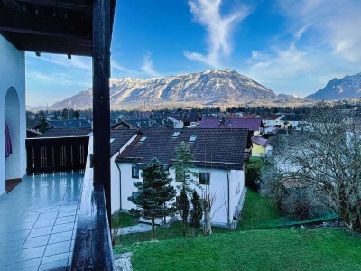 Garten-Wohnung mit Panoramablick