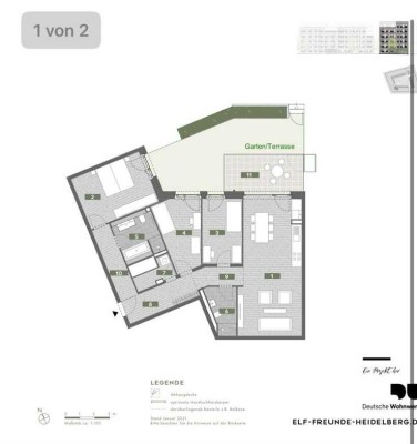  Erstvermietung ab 01.04.2026 │ 117 m² Gartenwohnung mit großem Nordost-Eigengarten