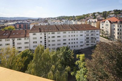 1-Zimmer Stadtapartment vollmöbeliert im schönen Stuttgarter Westen mit Ausblick auf die Stadt