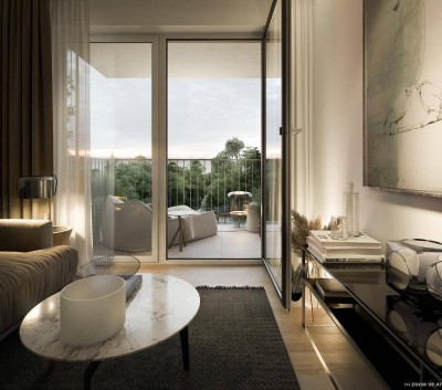 JOSEPHINE: Stylische 1-Zimmer-Wohnung mit Balkon und moderner Ausstattung | beim Grünen Prater