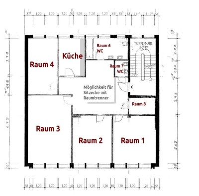 4-Zimmer-Wohnung in Braunschweig. Ideal für WG. 2 Bäder, Mittelbereich, Abstellrammer, Zentrale Lage