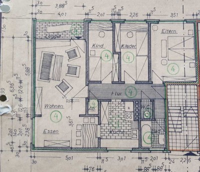 Freundliche 4-Zimmer-Hochparterre-Wohnung mit Loggia in Dülmen