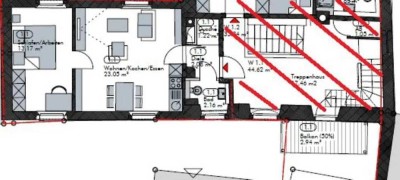 ++Zur befristeten Untermiete++ - Stilvolle Möbilierte 2-Zimmer-Wohnung mit Balkon und EBK