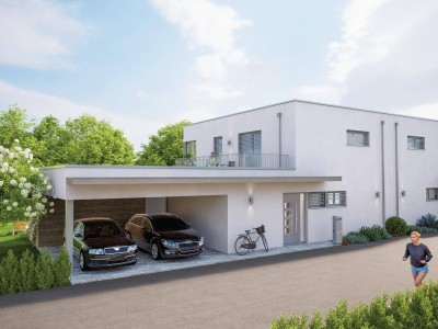 Kaiserallee Grafenstein - Doppelhaus belagsfertig