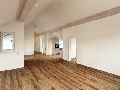 Beeindruckende DG-Wohnung mit Penthousefeeling - Erstbezug Neubau, sehr hochwertige Ausstattung