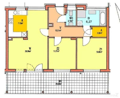 Moderne Terrassenwohnung mit TG-Stellplatz in zurück versetzter Ruhelage Wetzeldorf