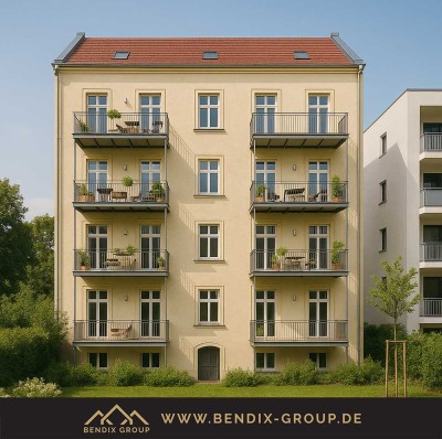 Wundervolle Denkmalimmobilie in Top Lage I 2-Zi mit Balkon I Steuerabschreibung mit Denkmal AfA
