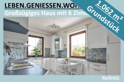 GROßZÜGIGES HAUS MIT 6 ZIMMERN UND 1.062 M² GRUNDSTÜCK