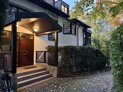 Befristet, zum 15.12.25/15.1.26* Möbl.Wohlfühloase in Harlaching, an der Isar. Garage. Inkl.aller NK