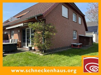 Gepflegte Erdgeschoss-Wohnung mit kleinem Garten in ruhiger, grüner Lage von Stuhr - Neukrug!