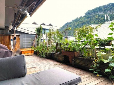 Stilvoll wohnen in Schallmoos  Terrassenidylle mit Ausblick