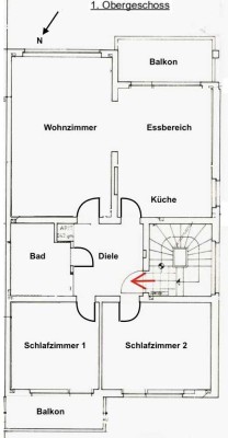 Sonnendurchflutete 3-Zimmer-Wohnung - Erstbezug nach Kernsanierung