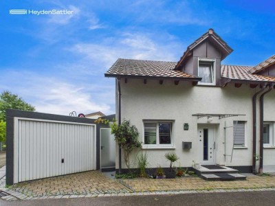 Ruhig wohnen, stadtnah leben.  Reihenendhaus mit Garage und Garten