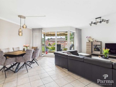 Zentrale 3-Zimmer-Wohnung mit Balkon und Tiefgarage in Würselen