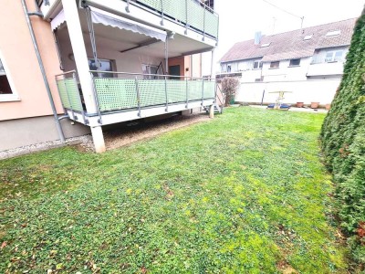 Grosse 4,5-Zimmer-Wohnung mit Garage, Balkon und direktem Gartenzugang in Bad Wimpfen