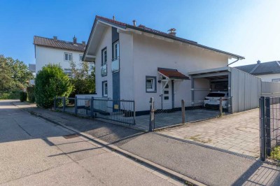 Einfamilienhaus mit Garten in hervorragendem Zustand – mit Nutzungsmöglichkeit für Gewerbe im Keller