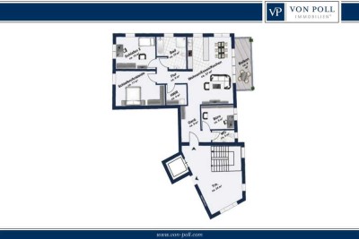 Bielefeld-Quelle: NEUBAU Wohnung W4 KfW40 | 4 Zimmer | ca. 111 m² Wohnfläche | Balkon | Tiefgarage