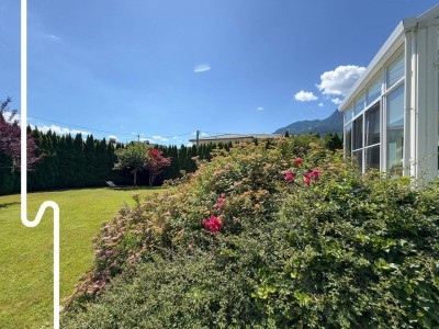 DIE GARTEN.VILLA - Einfamilienhaus auf großem Grundstück | Modernes Wohnen mit Garage - Carport - Keller