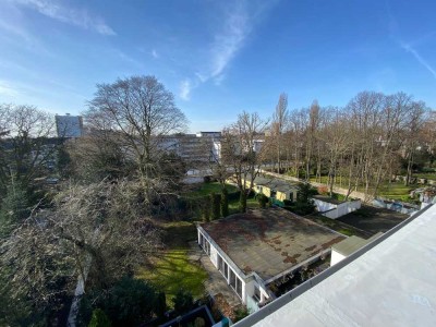 1-Zimmer Apartment mit großer Dachterrasse im Bismarckviertel